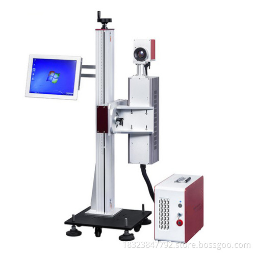 ZIXU CO2 flying Laser etching marking machine for cattle ear tags